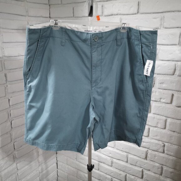 NWT Old Navy Lived - In Straight Men's Size 40 Waist Teal Green Shorts - Picture 1 of 14